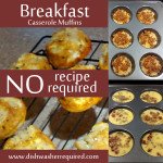 Breakfast casserole muffins - no recipe required!