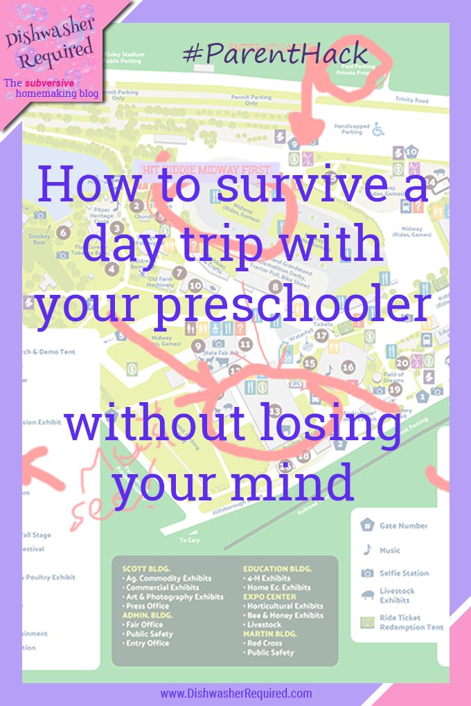 How to survive a day trip with your preschooler without losing your mind